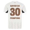 Conjunto (Camiseta+Pantalón Corto) Bayer 04 Leverkusen Jeremie Frimpong 30 Segunda Equipación 2024-25 - Niño